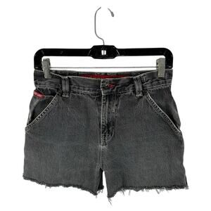 Vintage Y2K ECKO UNLTD Cutoff Denim Shorts Carpenter Size XS 26” Waist Grunge